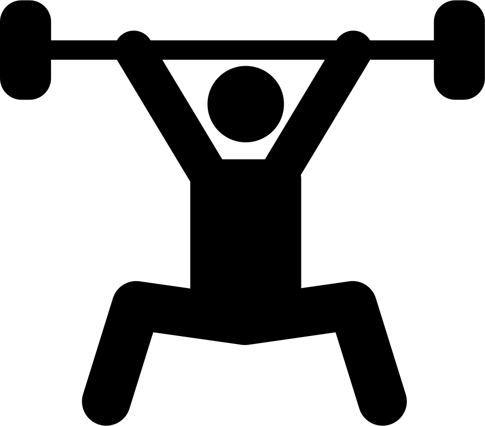 Weights Svg Silhouette - Iconos De Deportes Png Clipart (980x862), Png Download