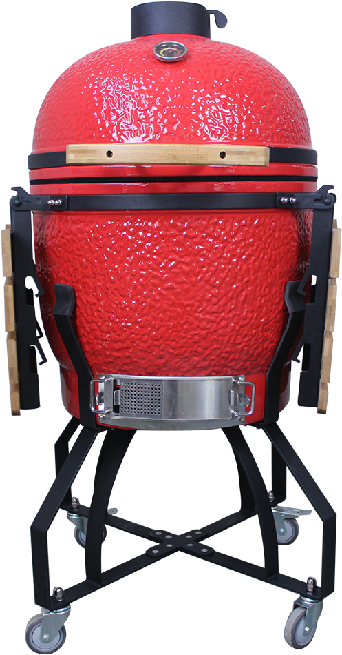 Auplex 21 Inch Red Kamado Charcoal Ceramic Bbq Grill - Kamado Clipart (1000x1000), Png Download