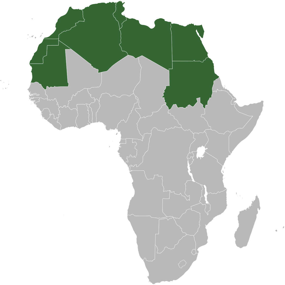 Africa World Map With Transparent Background - African Union Clipart (1200x1200), Png Download