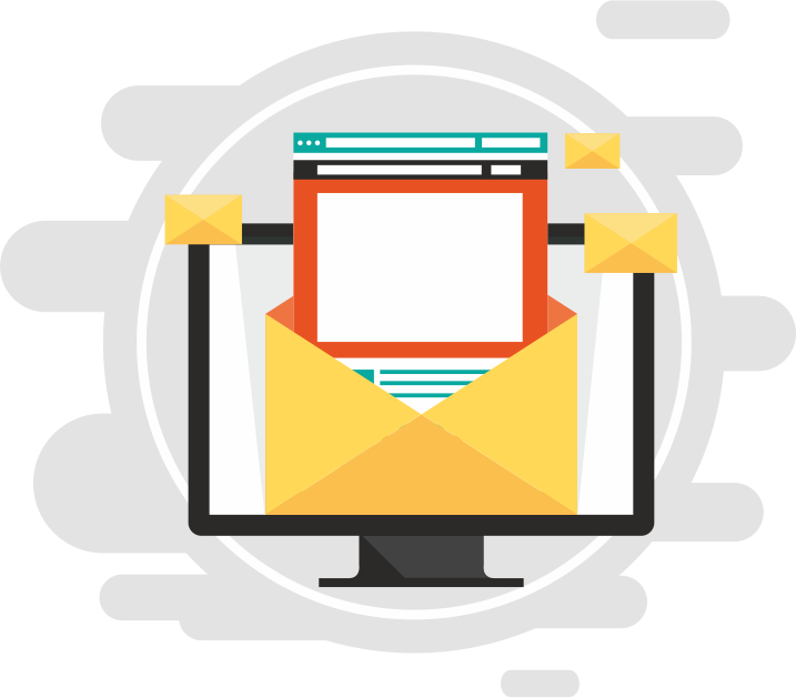 Email Marketing - Illustration Clipart (717x629), Png Download