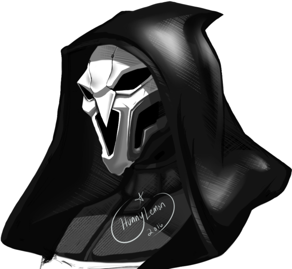 All Fear The - Overwatch Reaper Face Png Clipart (600x546), Png Download