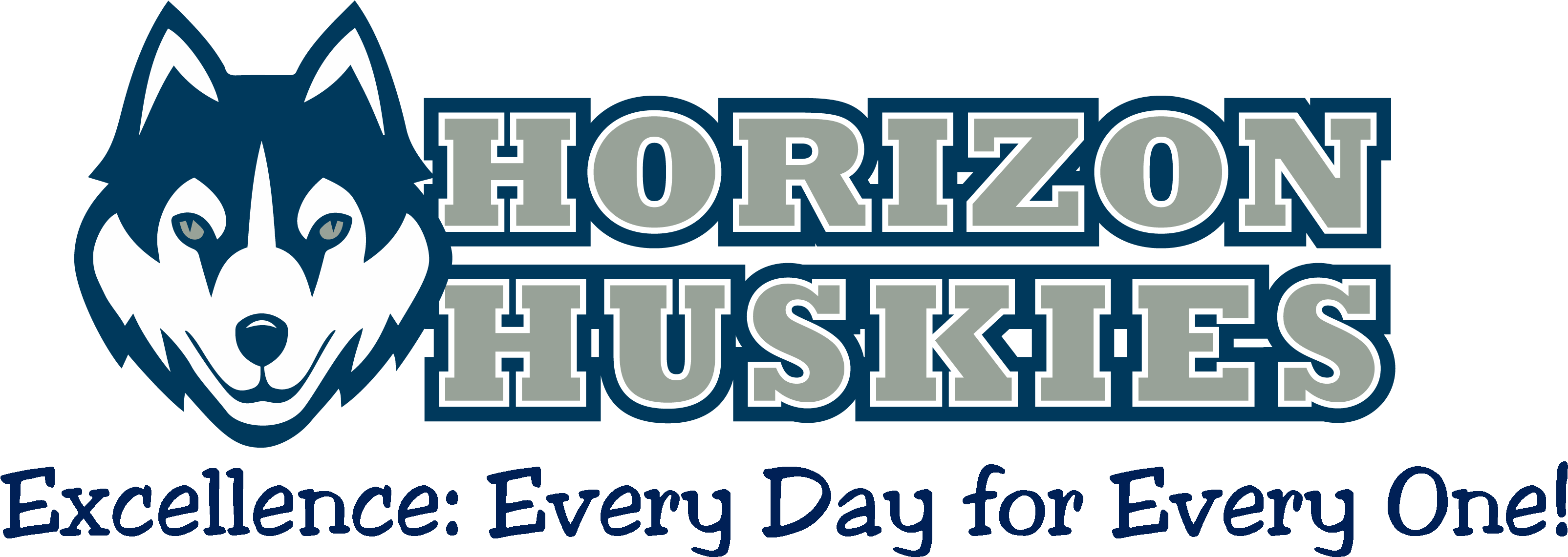 Horizon Community Middle School - Horizon Middle School Logo Clipart (4200x1155), Png Download