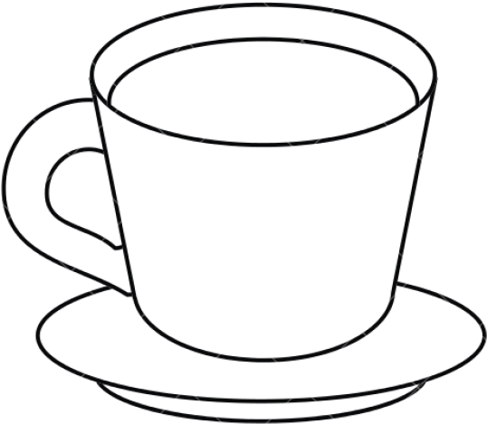 Clipart Wallpaper Blink - Cup Plate Art - Png Download (640x480), Png Download