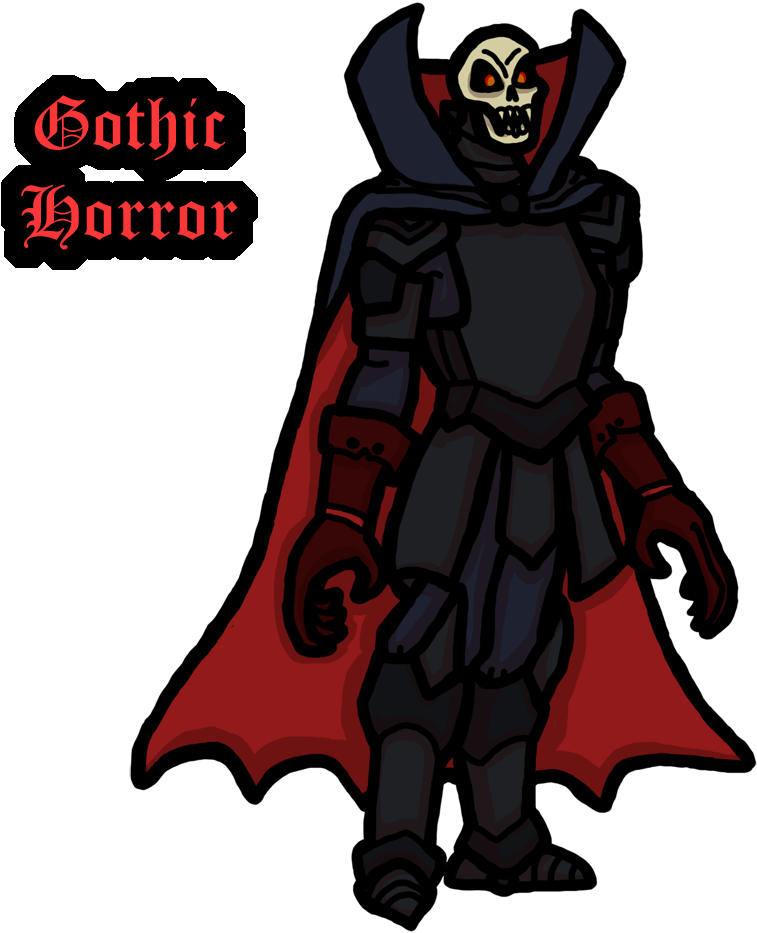 Gothic Horror - Illustration Clipart (1000x1060), Png Download