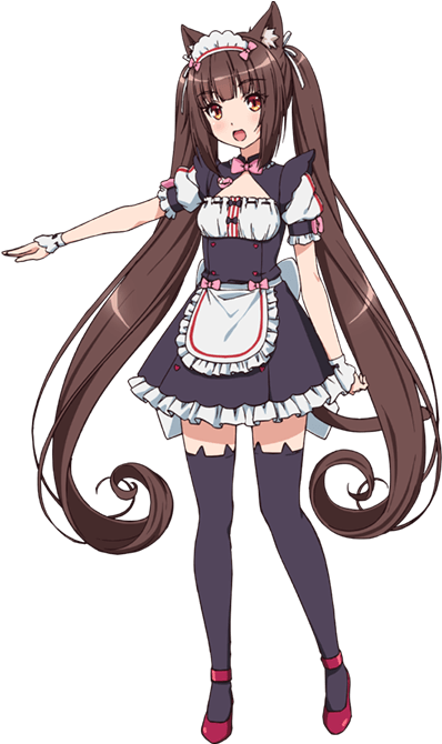 Anime - Nekopara T Pose Clipart (510x800), Png Download