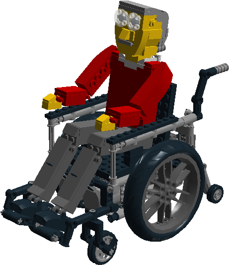 Rc Wheelchair Complete - Motorized Wheelchair Clipart (1126x587), Png Download