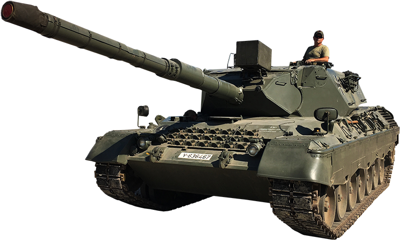 Leopard 1a5 - Churchill Tank Clipart (800x485), Png Download