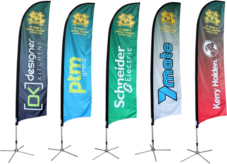 Feather Flag Banner W/ Stand - Banner Clipart (1000x706), Png Download