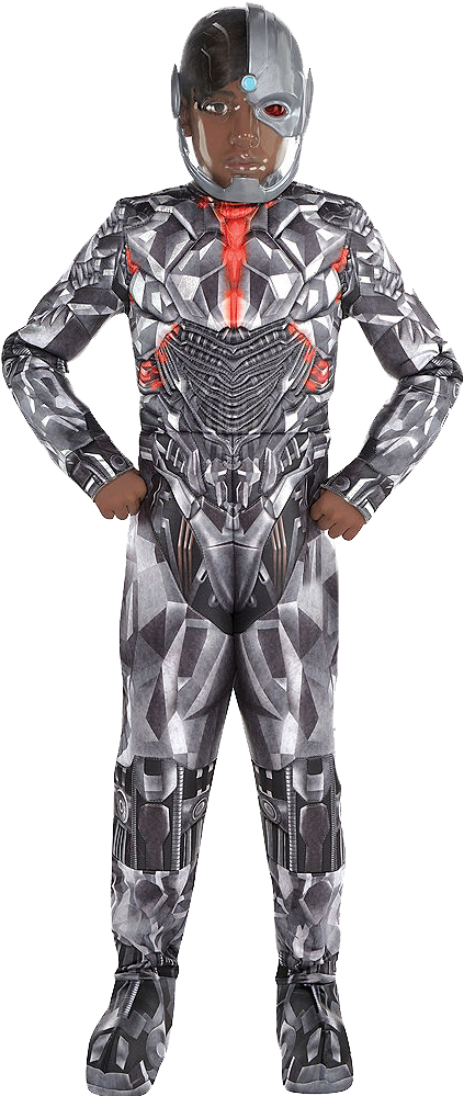 Cyborg Costume Clipart (1000x1000), Png Download
