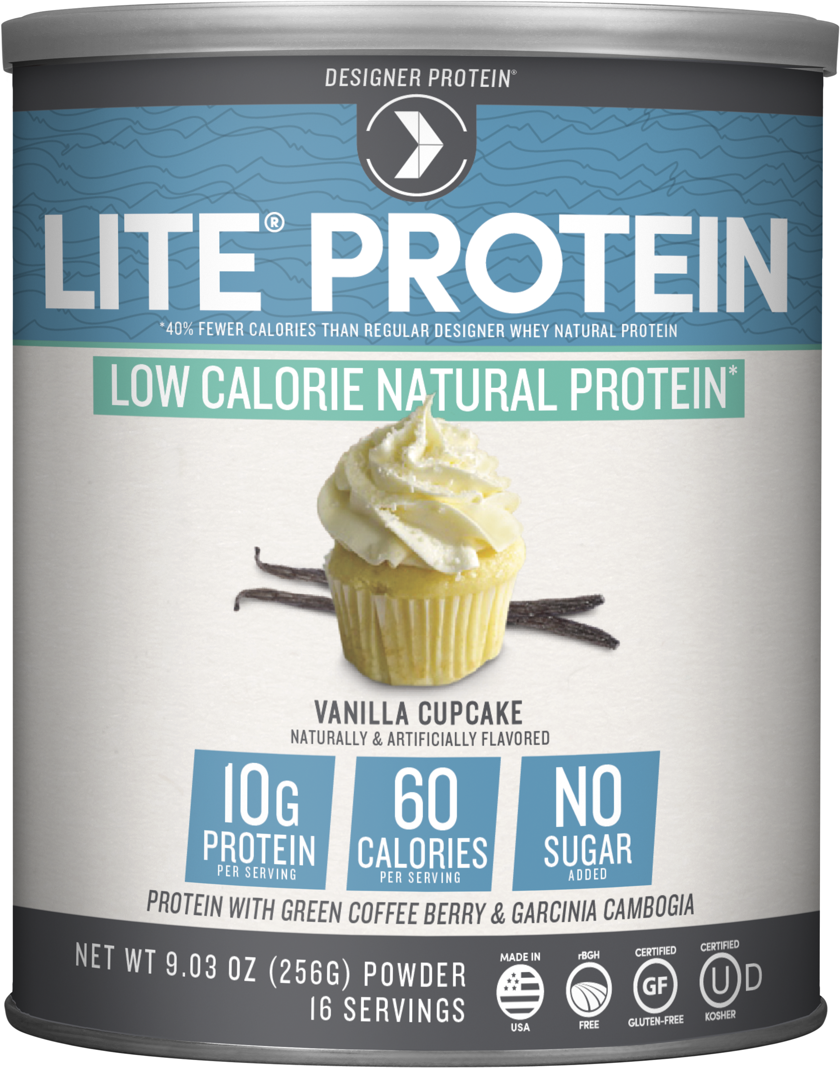 Designer Protein Lite Protein Powder, Chocolate Cookies - Lite Protein Cookies And Cream Clipart (3304x4104), Png Download