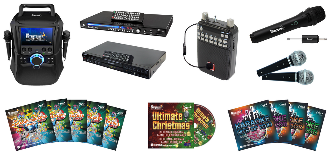 Mr Entertainer Karaoke Machines, Accessories & Karaoke - Battery Clipart (1100x522), Png Download