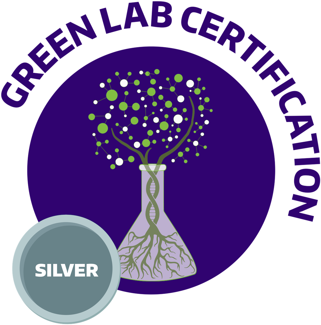 Green Lab Bronze Level, Green Lab Silver Level - Circle Clipart (1200x1200), Png Download