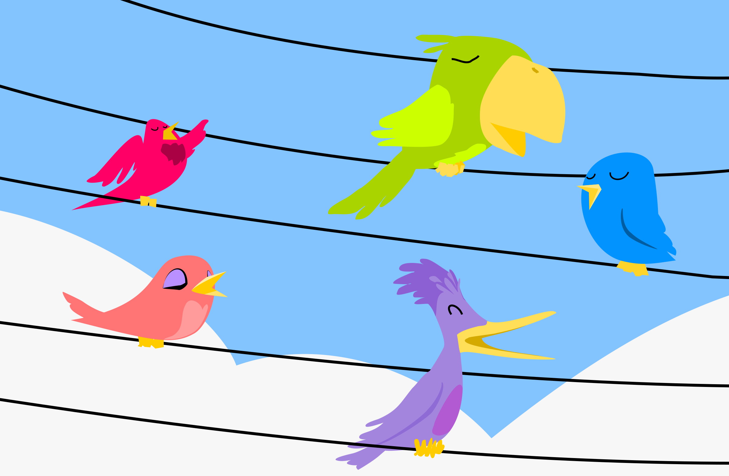 Clipart Birds Big Image - Fugler Bilde - Png Download (2400x1566), Png Download