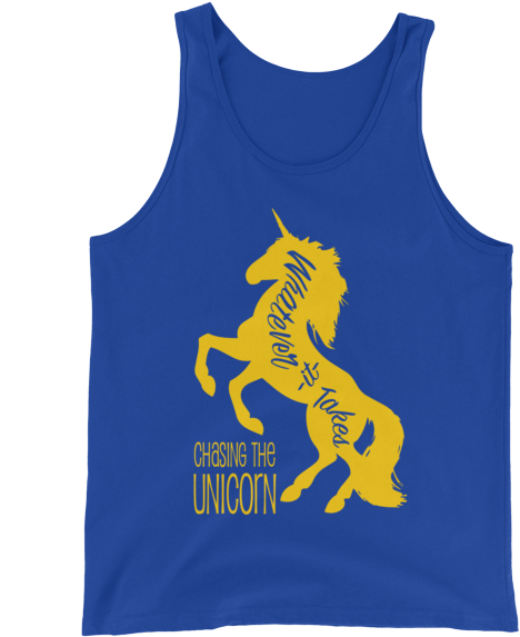 "chasing The Unicorn" Unisex Tank Top - Top Clipart (600x600), Png Download