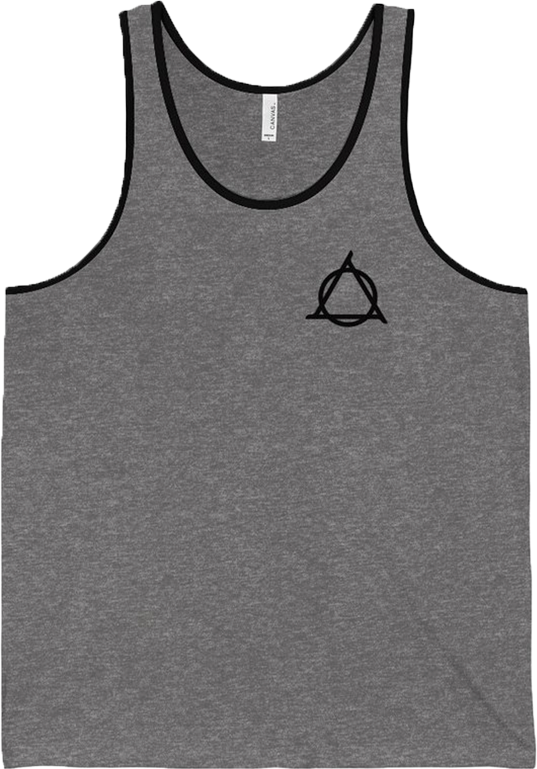 Rezial Black Twofold Tank Top - Active Tank Clipart (1500x1500), Png Download