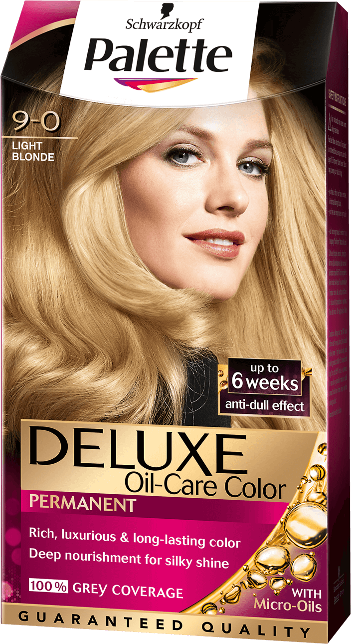 Palette Com Deluxe Baseline 9 0 Light Blonde - Palette Hair Color Light Brown Clipart (970x1400), Png Download