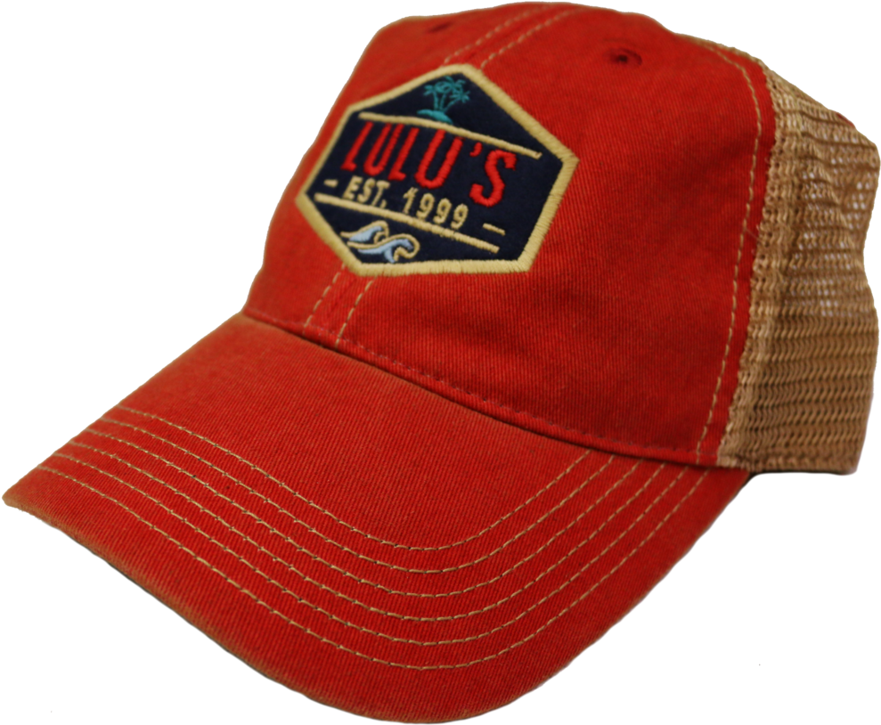 Palm Wave Patch Trucker Hat - Baseball Cap Clipart (989x814), Png Download