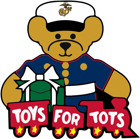 Marine Corps Reserve Deadline - Clip Art Toys For Tots - Png Download (760x492), Png Download
