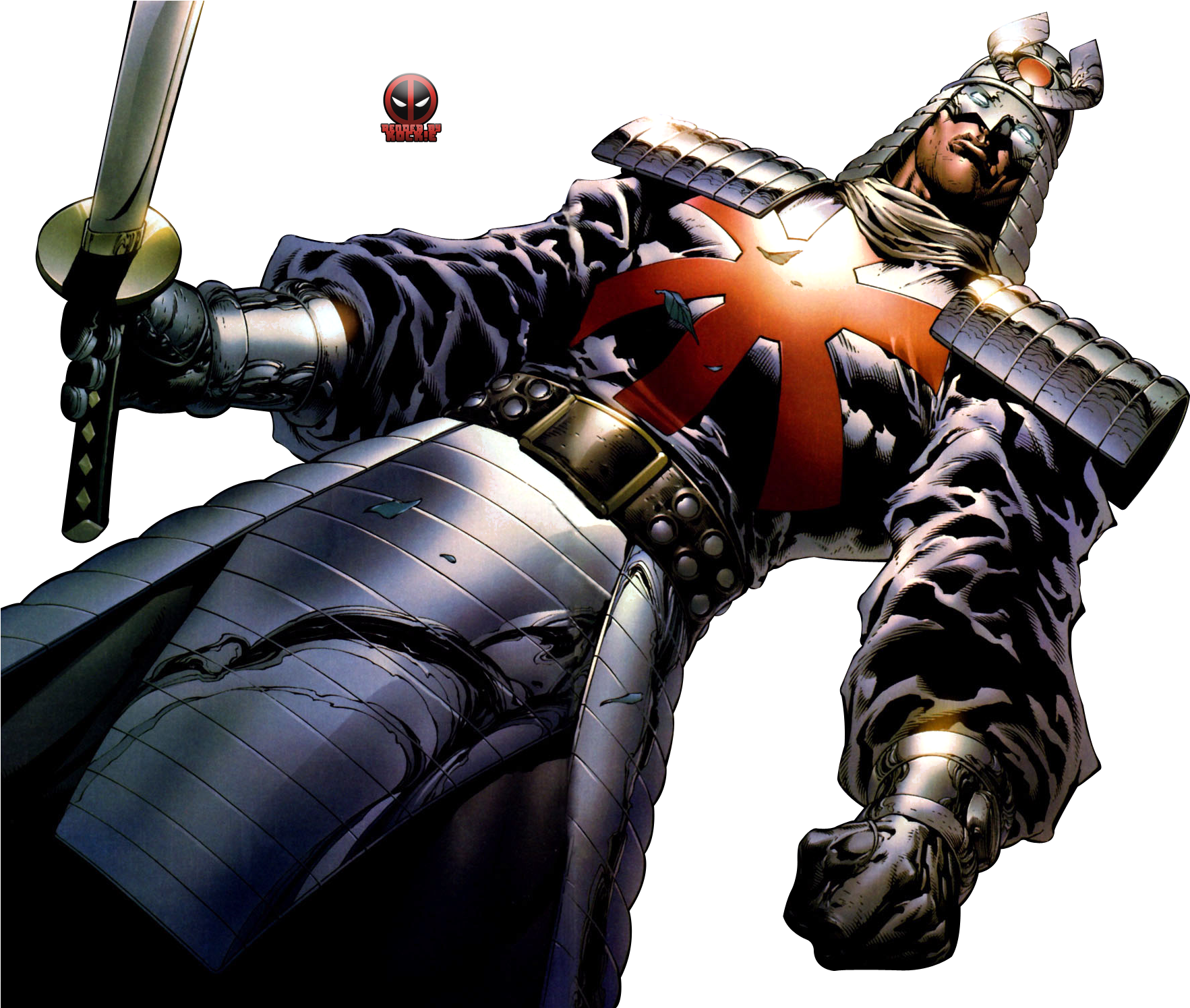Silver Samurai Clipart (1800x1494), Png Download