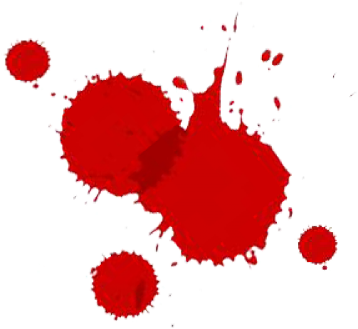 Png Blood Splatter Transparent Clipart (640x480), Png Download