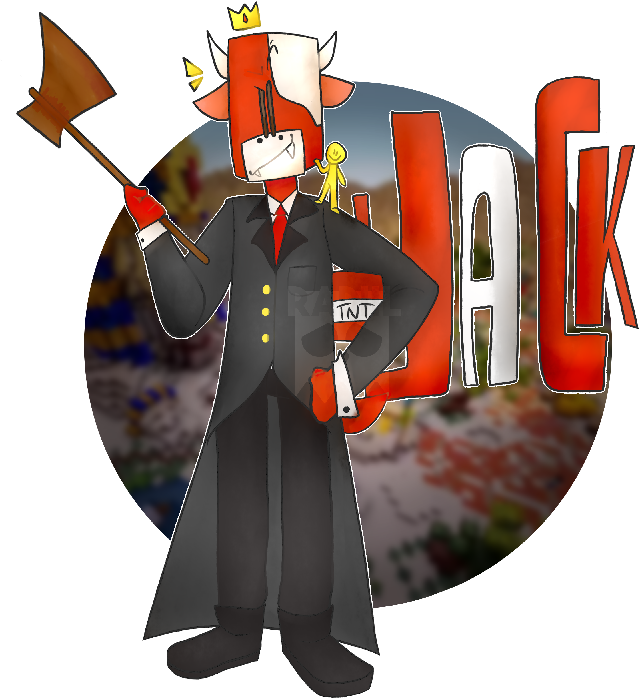 Fan Art//set Tnt - Cartoon Clipart (3000x3000), Png Download