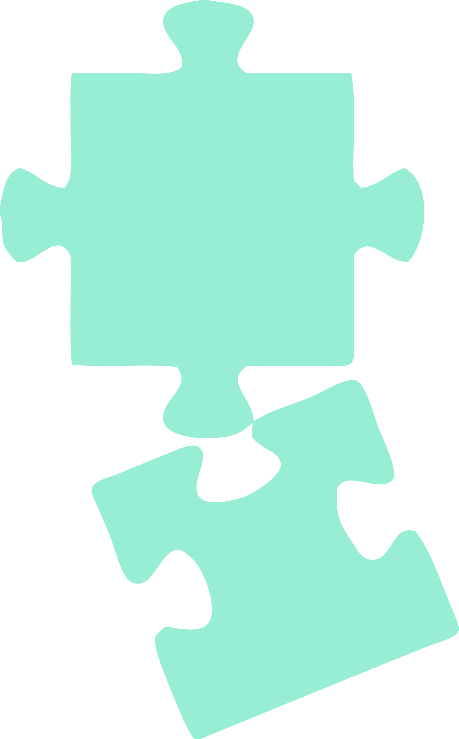 Big Image - Two Puzzle Pieces Png Clipart (1490x2400), Png Download