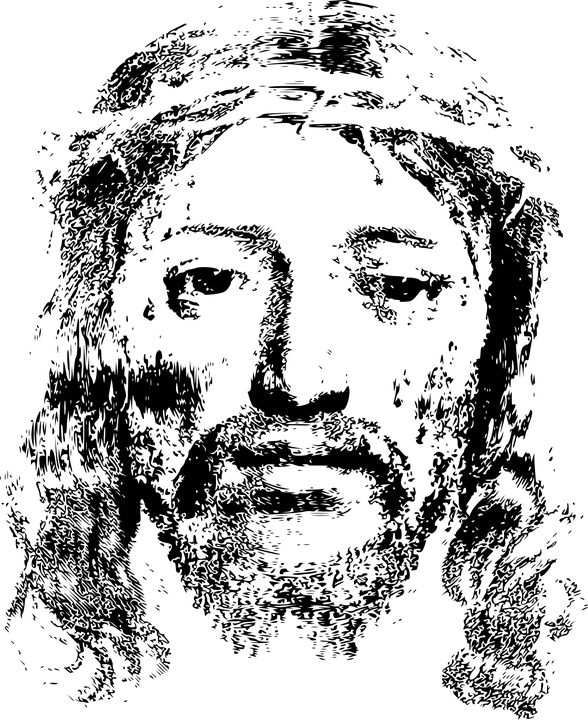 Face Of Jesus Png , Png Download - Face Of Jesus Png Clipart (588x720), Png Download