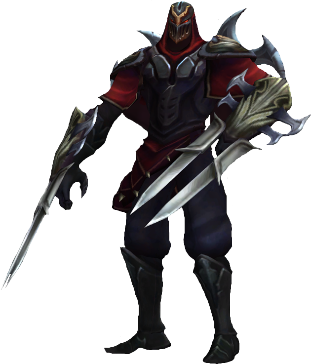 Zed Render - League Of Legends Zed Png Clipart (674x796), Png Download