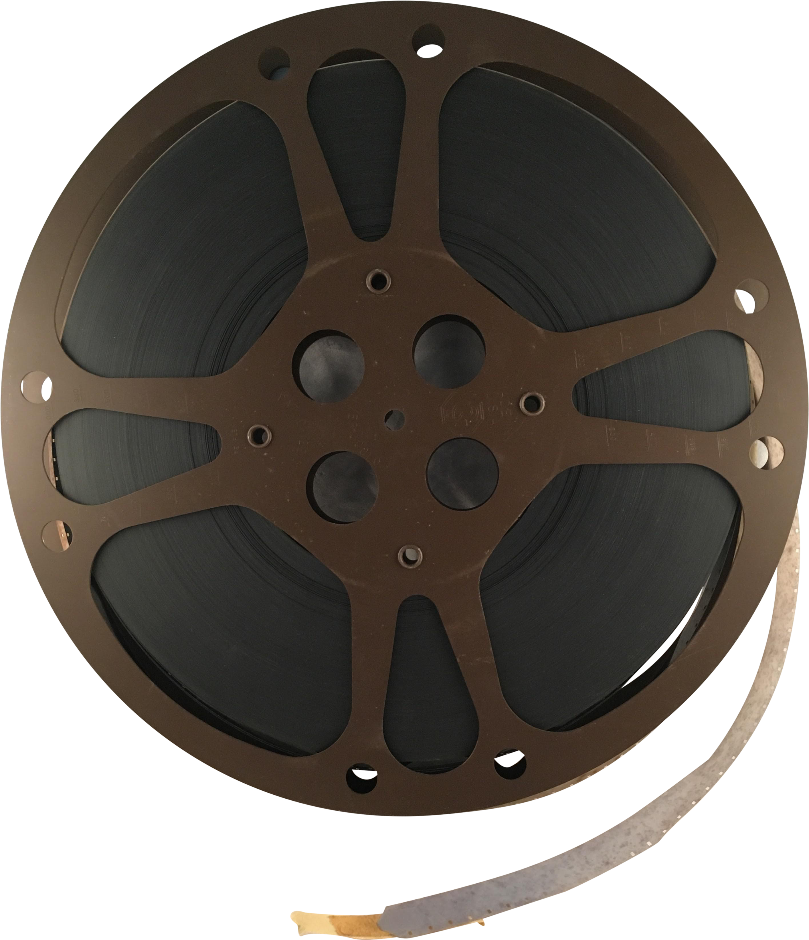 Vintage Mm Brown Film - Circle Clipart (3138x3649), Png Download