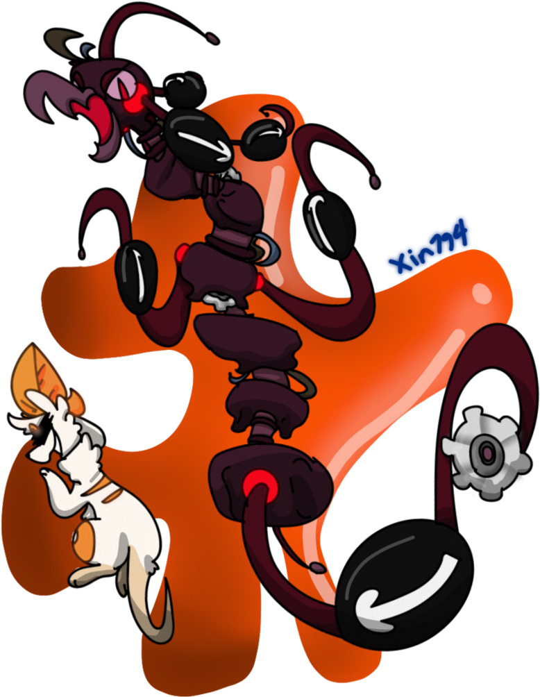 Cannon Form By Xin794 - Cartoon Clipart (778x1004), Png Download