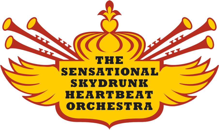 The Sensational Skydrunk Heartbeat Orchestra Logo Clipart (905x540), Png Download