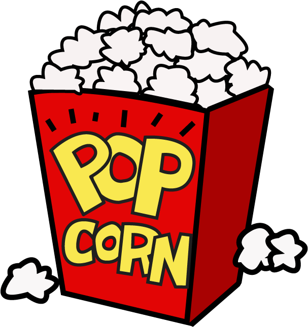 Banner Free Images Free Download Best On Clipartmag - Cinema Popcorn Clipart - Png Download (696x741), Png Download