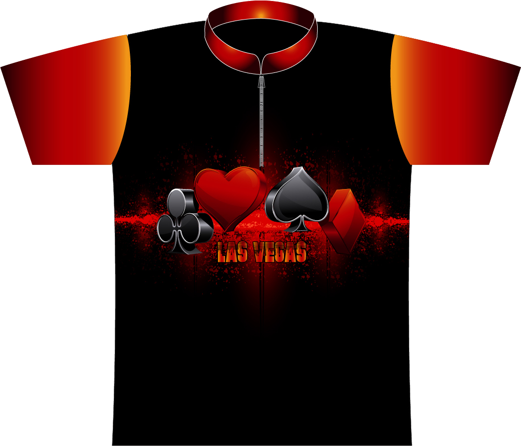 Las Vegas Heartbeat Of Vegas Dye Sublimated Jersey - Graphic Design Clipart (1035x887), Png Download