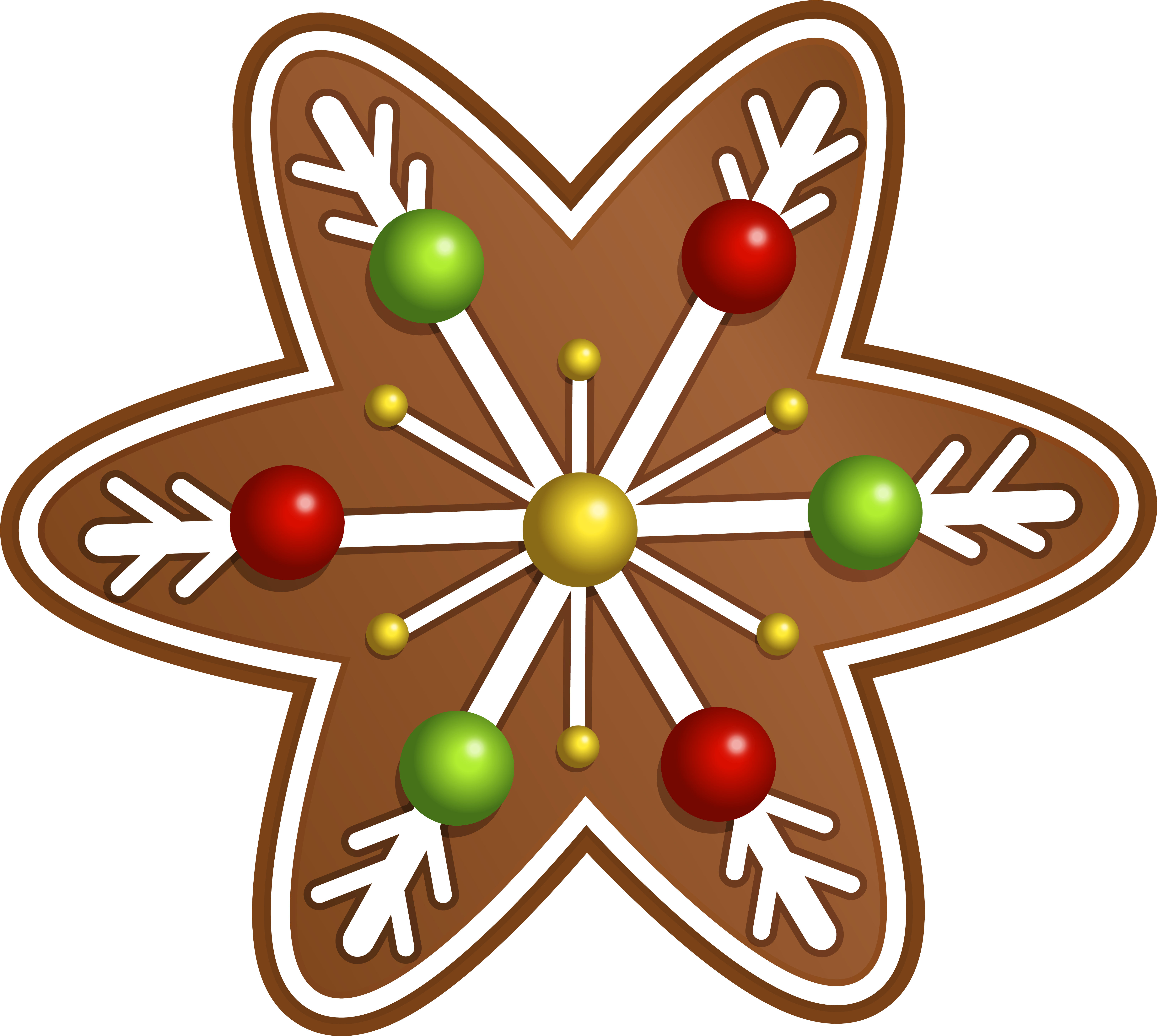 Cookie Monster Clipart Transparent Background - Decorated Christmas Cookies Clip Art - Png Download (6169x5523), Png Download
