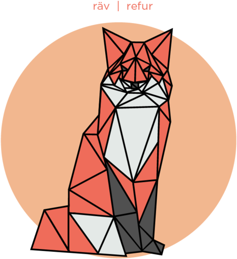 Geometric Animals Png - Animales Geometricos Png Clipart (750x750), Png Download