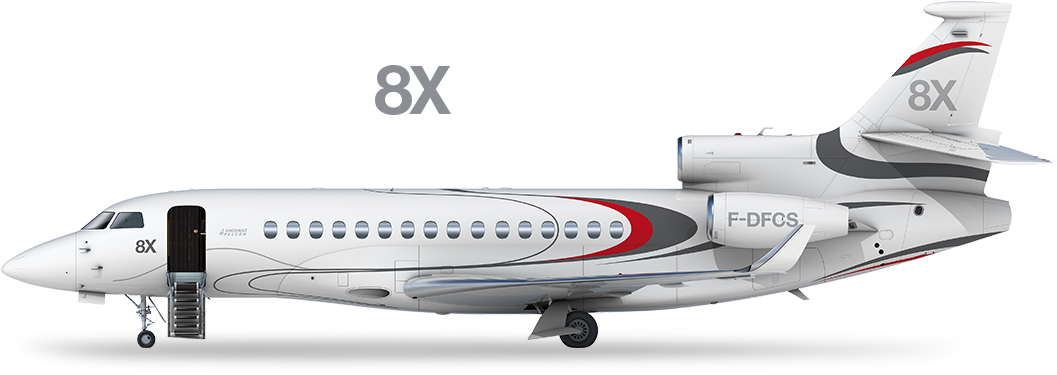 Falcon Jet Family - Falcon 900 Png Clipart (1140x388), Png Download