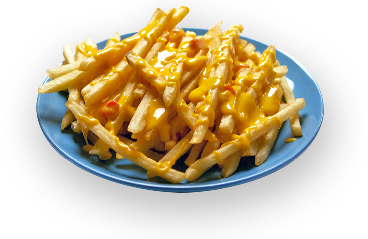French Fries Cheese Png - French Fries With Cheese Png Clipart (750x480), Png Download