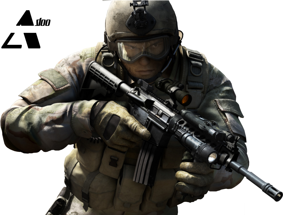 Call Of Duty Render Png Image - Counter Strike Global Offensive Render Clipart (995x714), Png Download
