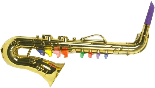 Children Saxophone Toy - Types Of Trombone Clipart (627x513), Png Download