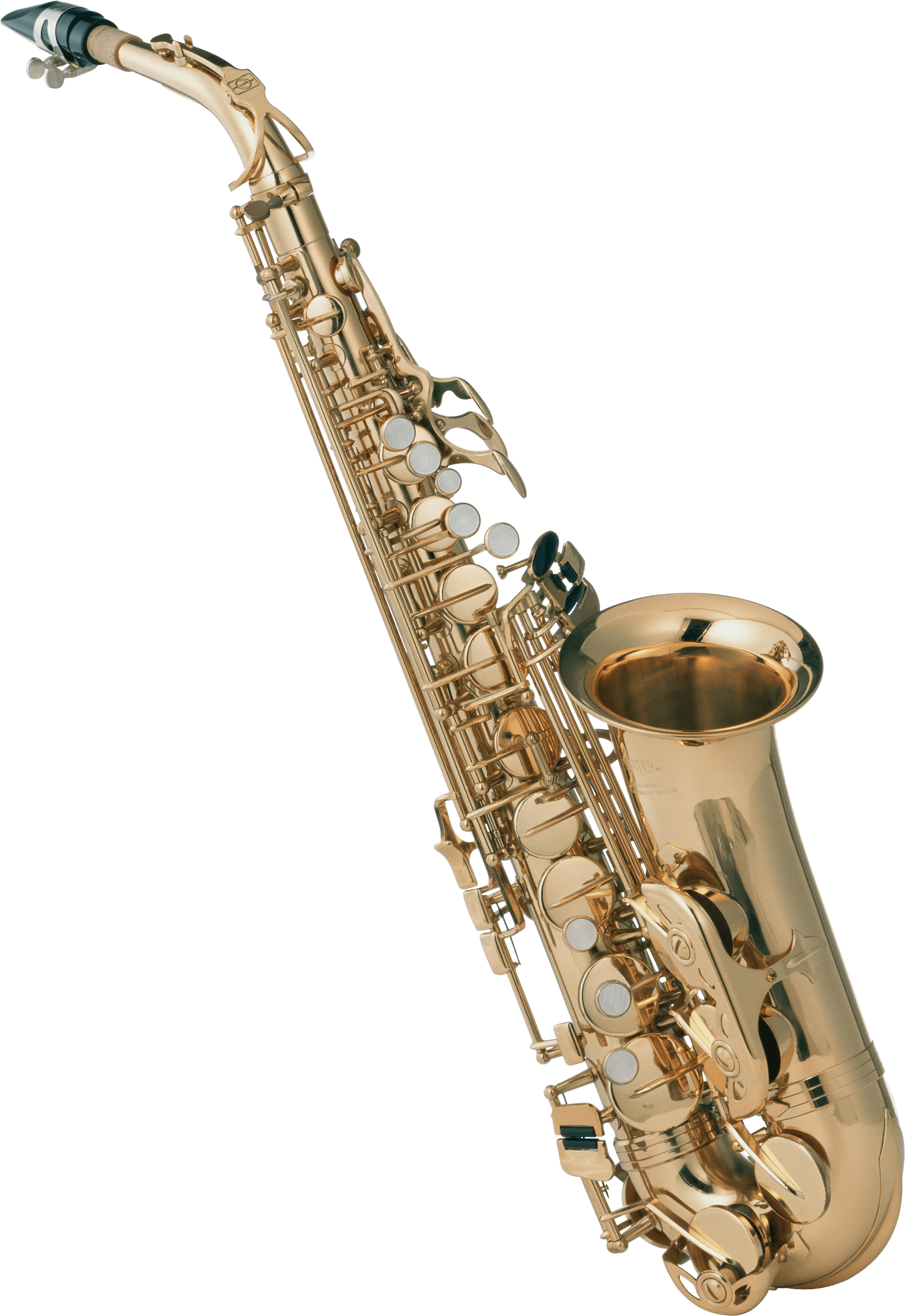 Download Saxophone Front Transparent Png - Saxophone Transparent Clipart (1724x2505), Png Download