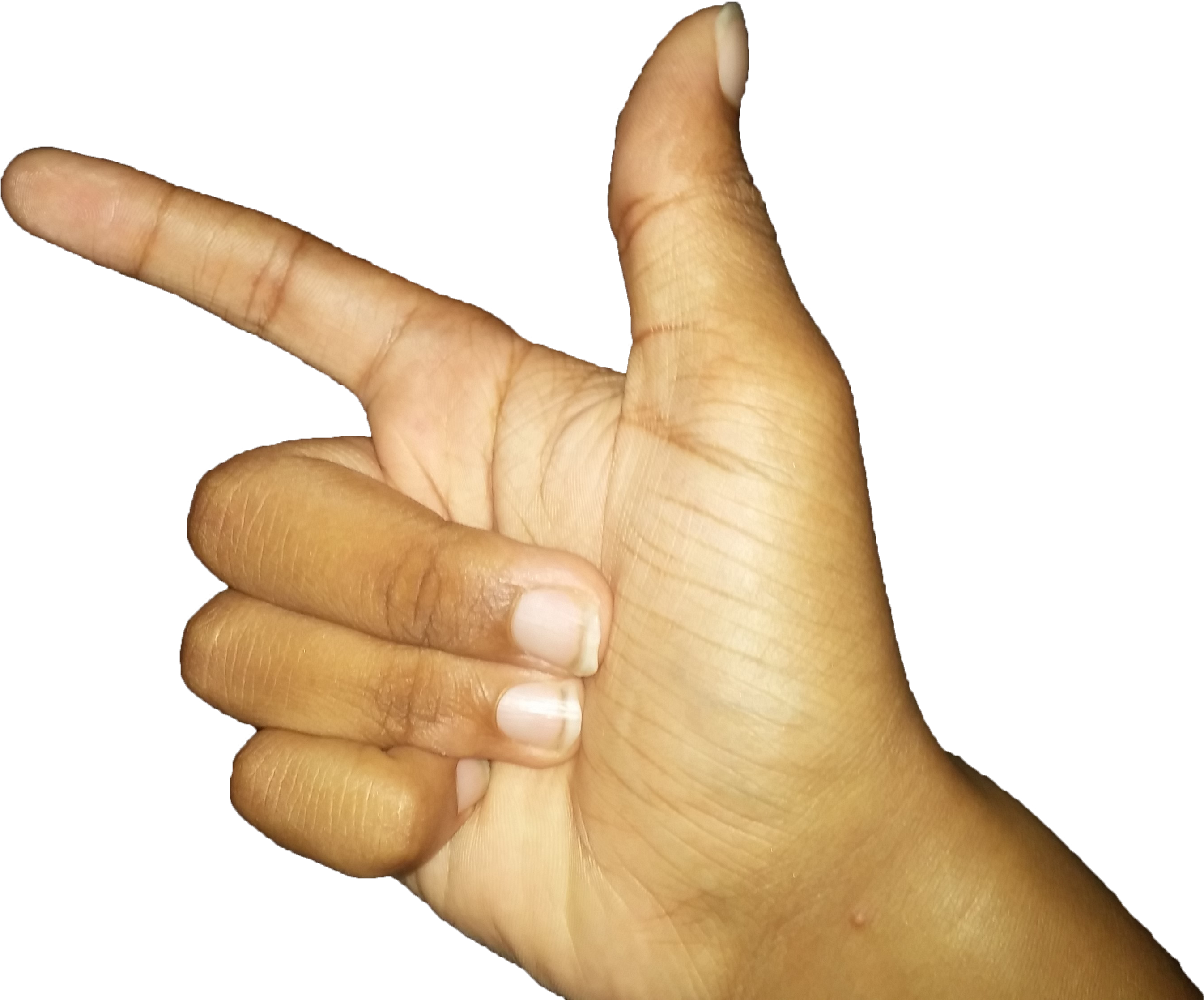 Clip Art Royalty Free Firearm The Thumb Fingers Transprent - Finger Gun Hand Transparent - Png Download (4160x2340), Png Download