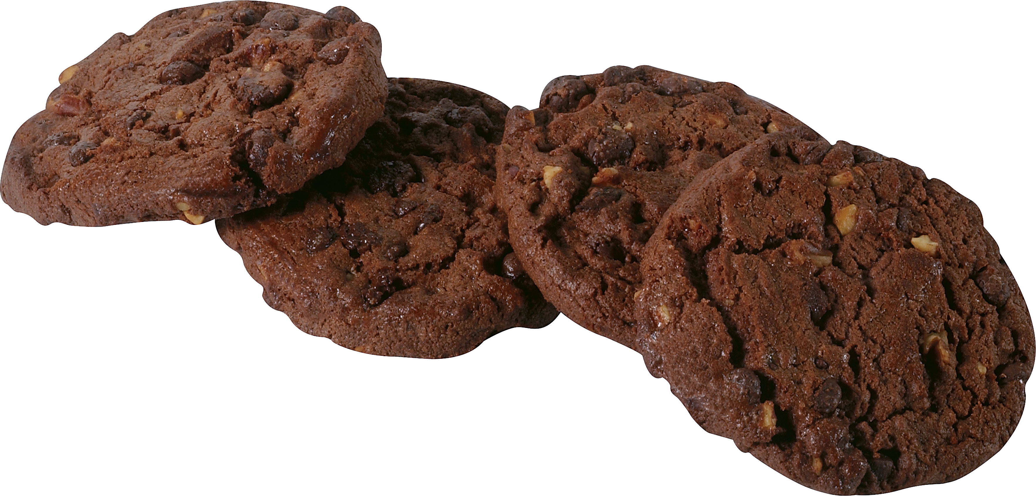 Cookie Png - Chocolate Biscuit Png Clipart (3530x1692), Png Download