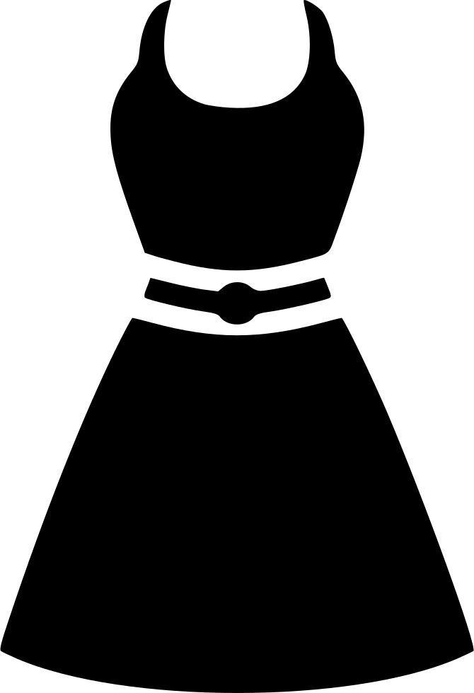 Png File Svg - Dress Icon Png Clipart (670x980), Png Download