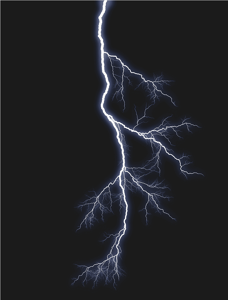 Thunder Storm - Lightning Clipart (1000x1000), Png Download