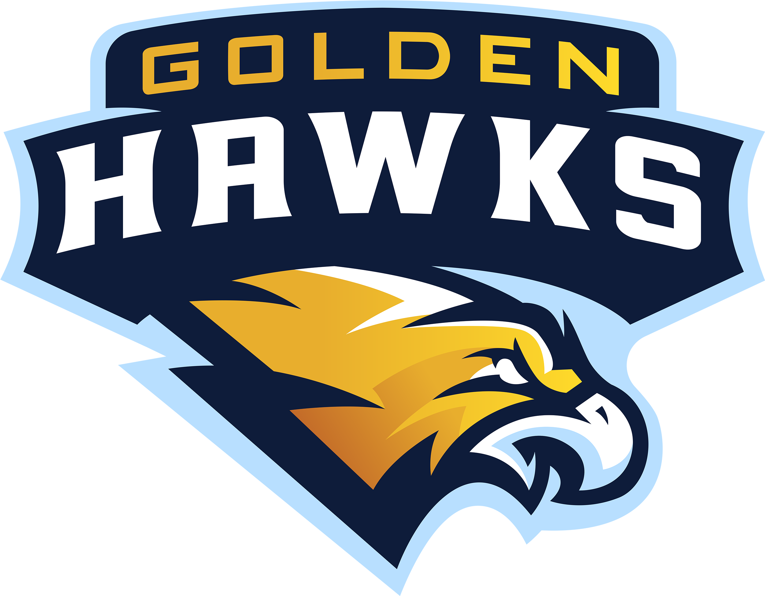 Golden Hawkslogo Square - Golden Hawks Clipart (2000x2000), Png Download