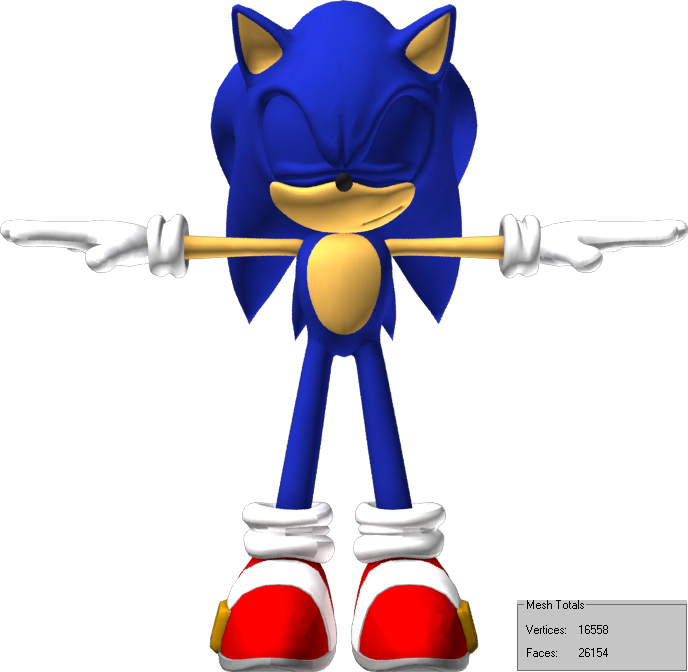 Sonicunlevrender - Cartoon Clipart (688x672), Png Download