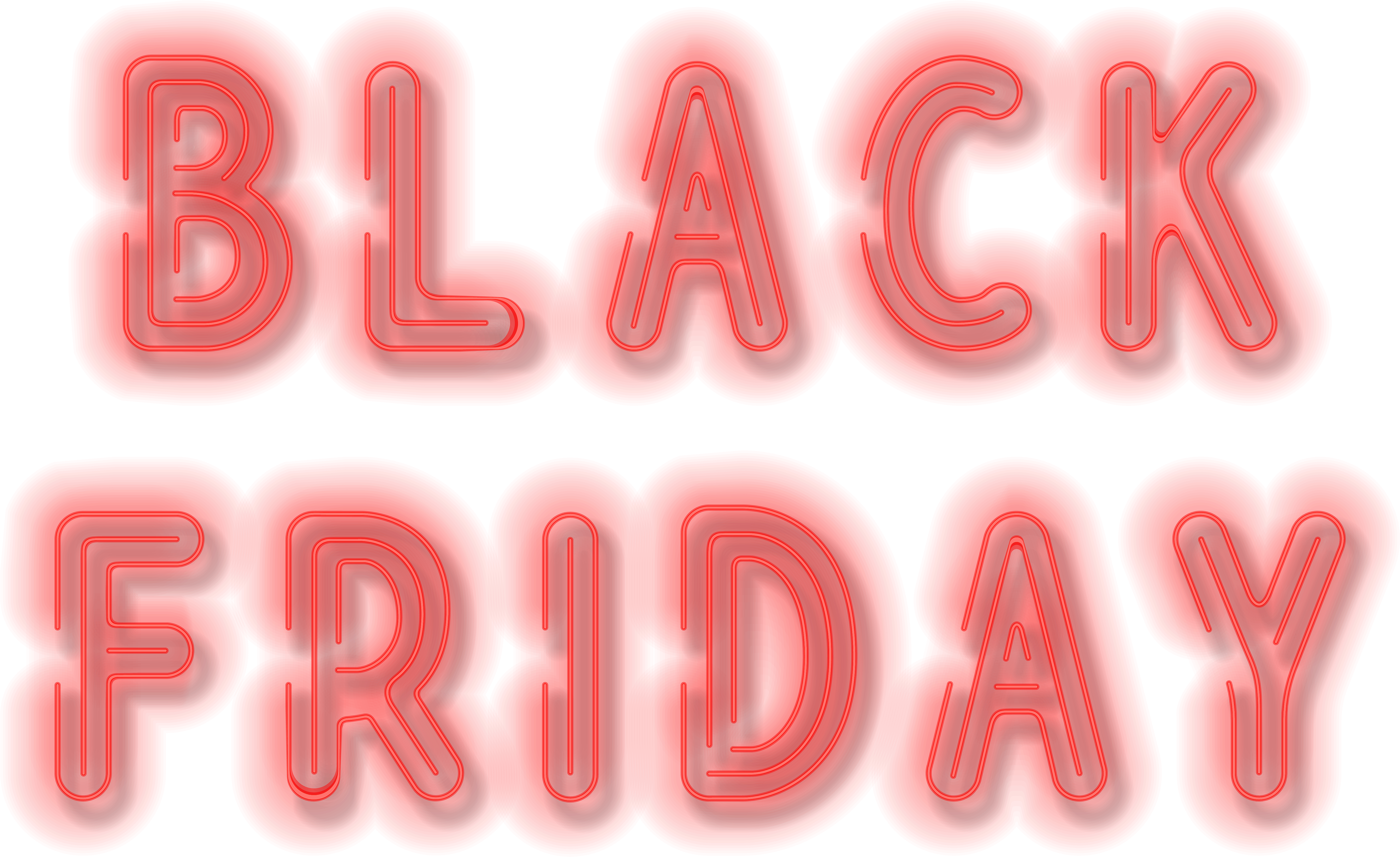 Transparent Neon Letter Png Clipart (6000x3671), Png Download
