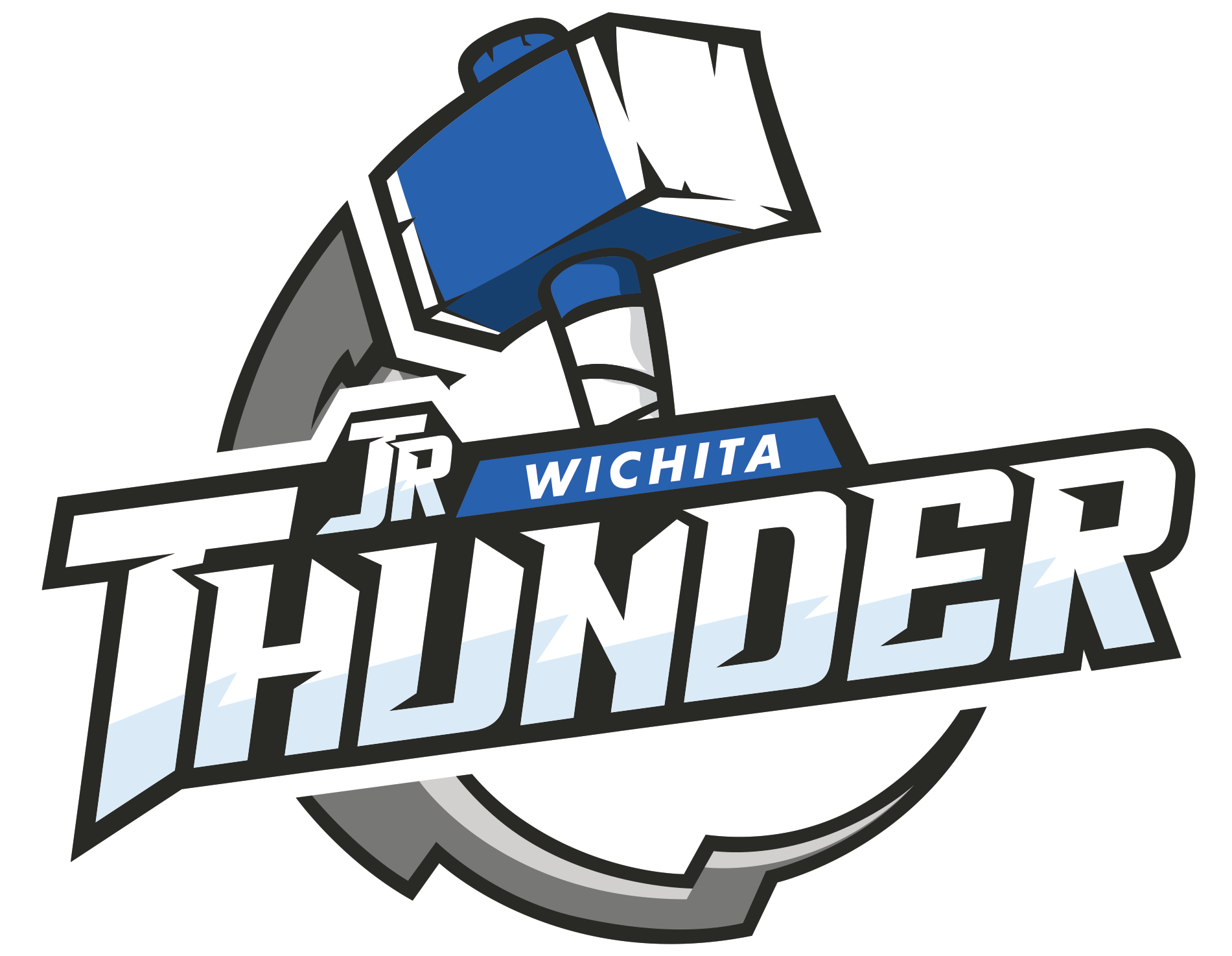 2016 Jr Thunder Vector With Outline - Wichita Thunder Logo Clipart (1950x1575), Png Download