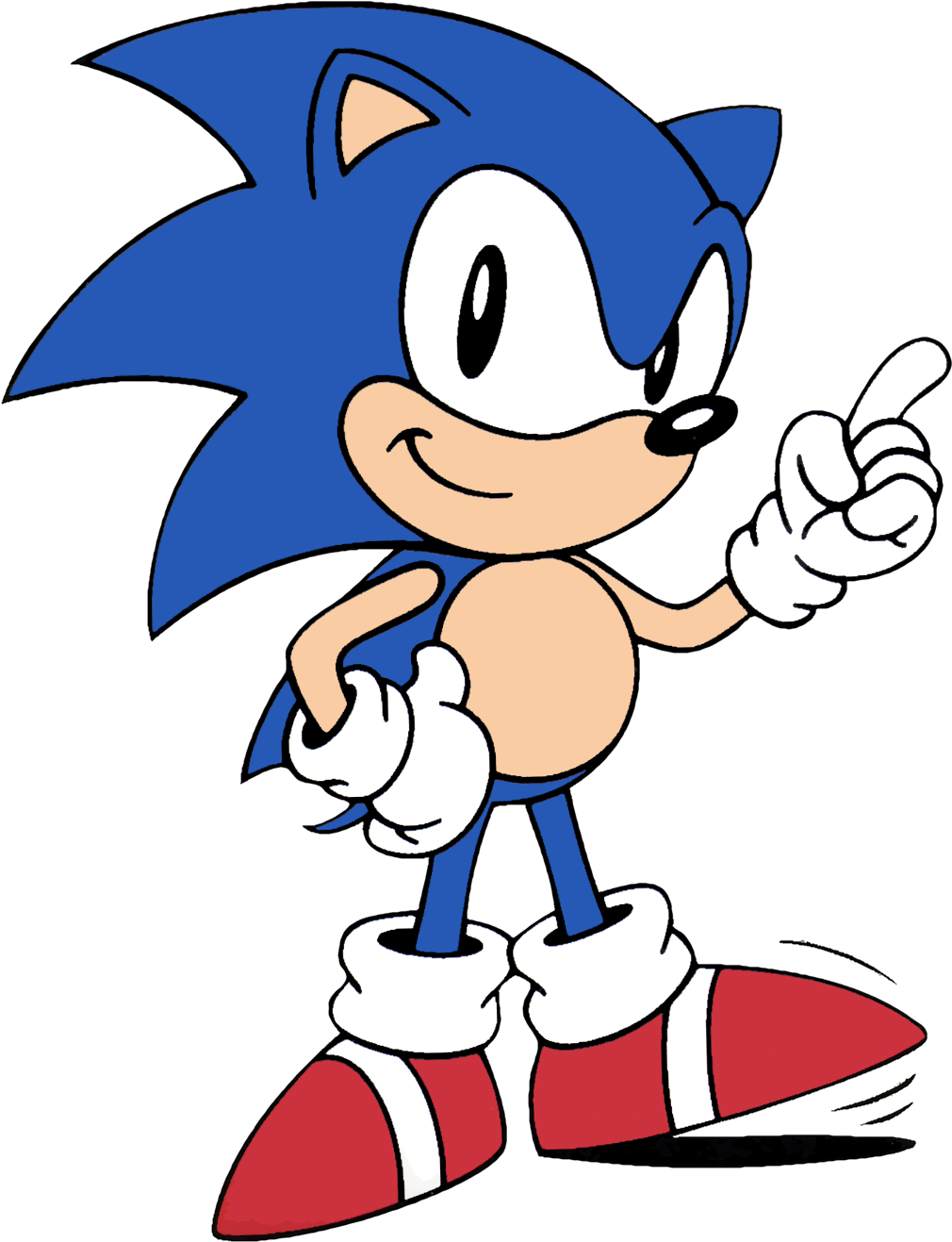 What's With All The Sonic Hate - Sonic The Hedgehog 90s Clipart (759x989), Png Download