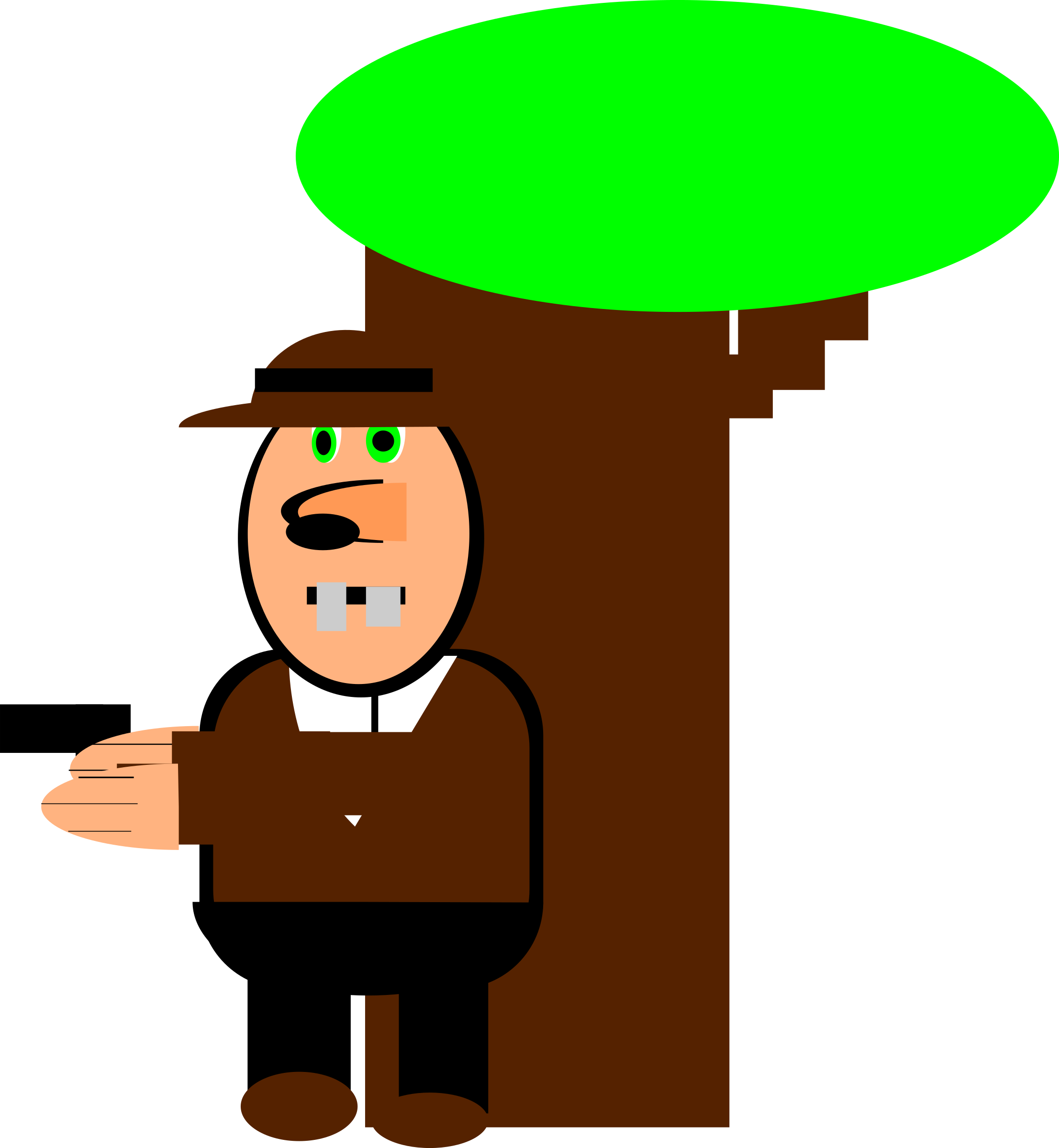 This Free Icons Png Design Of Cartoon Cowboy Clipart (2213x2400), Png Download